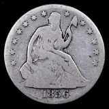 1856 O Seated Liberty Silver Half Dollar.