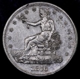 1876 S Trade Silver Dollar.