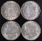 Group of (4) 1921 P Morgan Silver Dollars.