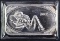 Crown Mint Beauties Adult Art Bar 1oz. .999 Fine Silver Ingot / Bar.