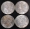 Group of (4) 1921 P Morgan Silver Dollars.