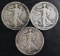 Group of (3) Walking Liberty Silver Half Dollars.