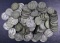 Group of (100) Jefferson Silver War Nickels.