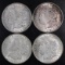 Group of (4) 1921 P Morgan Silver Dollars.