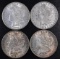 Group of (4) Morgan Silver Dollars.