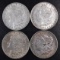 Group of (4) Morgan Silver Dollars.