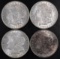 Group of (4) 1921 P Morgan Silver Dollars.