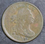 1804 Draped Bust Half Cent.