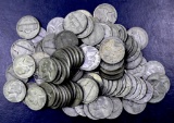 Group of (100) Jefferson Silver War Nickels.