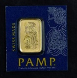 PAMP Suisse 1 Gram .9999 Fine Gold.