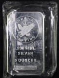 Sunshine Mint 5oz. .999 Fine Silver Ingot / Bar.