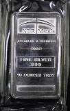 NTR Metals 10oz. .999 Fine Silver Ingot / Bar.