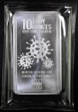 Envela Covid-19 Pandemic Design 10oz. .999 Fine Ingot / Bar.