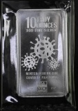 Envela Covid-19 Pandemic Design 10oz. .999 Fine Ingot / Bar.