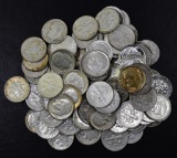 Group of (100) Roosevelt Silver Dimes.