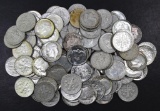 Group of (100) Roosevelt Silver Dimes.