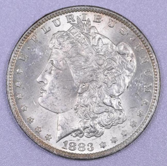 1883 O Morgan Silver Dollar.