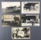 Group of 5 : Antique Real Photo Postcards