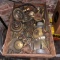 Large Group of Antique and Vintage Lamp Parts