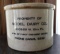 Antique Advertising Stoneware Butter Crock