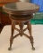 Antique Ball and Claw Foot Piano Stool