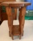 Antique Oak Plant Stand