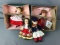 Group of 4 : Vintage Madame Alexander and Ginny Dolls