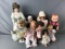 Group of Vintage Dolls - Collectible, Hard Plastic. Vinyl