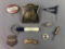 Group of 9 : Antique/ Vintage Automobile Themed Pinbacks, Stickpins and More