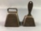 Group of 2 : Vintage Miniature Advertising Bells