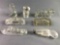 Group of 7 Pieces: Vintage Glass Candy Containers