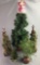 Group of 4 : Assorted Table Top Christmas Trees