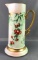 Vintage Antique Hand Painted Pitcher