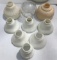 Group of 9 : Assortment of Vintage Glass Shades