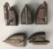 Group of 5 : Antique Sad Irons - Geneva, Il and Sheffield