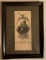 Antique President James A. Garfield Framed Bookmark