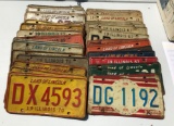 Group of 50+ : Vintage 1950s-1970s Illinois License Plates