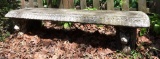 Concrete Lion Sculptural Garden Bench