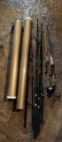 Group of Fishing Poles