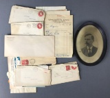 Group of Antique Ephemera : Correspondence, Envelopes and more