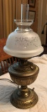 Antique Converted Oil Lamp