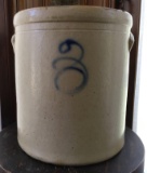 Antique No.3 Stoneware Crock