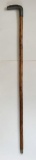 Antique Metal Alligator Handle Cane