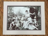 Antique Women with Children Photo Print