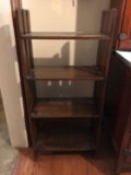 Vintage Mission-style Oak Shelving