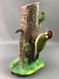 Vintage Max Carl Wind-up Woodpecker Toy