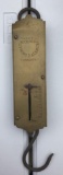 Vintage Hanging Spring Balance Scale