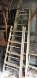 Group of 3 Vintage Wood Ladders