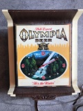 Vintage Olympia Beer Lighted Clock