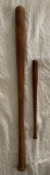 Group of 2 : Vintage Wooden Baseball Bats